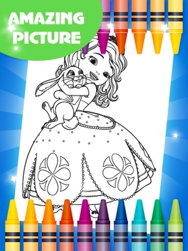 First Coloring App for Sofia游戲截圖2