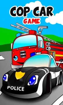 Cop car games for little kids游戲截圖5