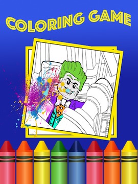 Coloring Superhero Game游戲截圖2