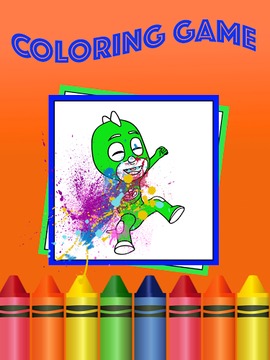 Coloring PJ Hero Game游戲截圖2