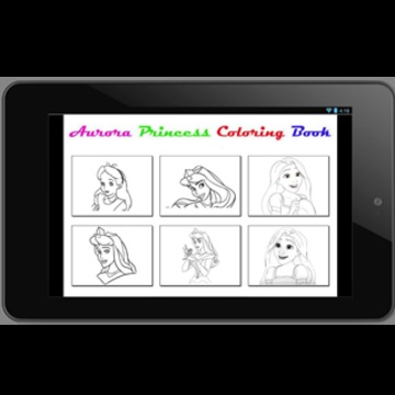 Aurora Princess Coloring BOOK.游戲截圖1