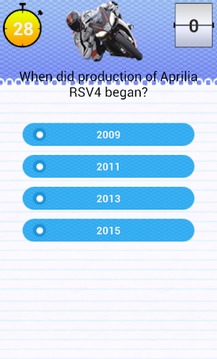 Quiz for Aprilia RSV4 Fans游戲截圖3