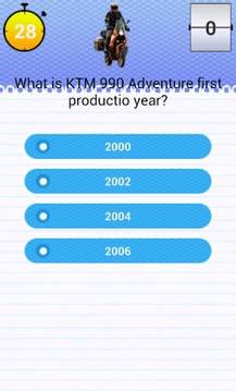 Quiz for KTM 990 Adventure Fan游戲截圖3