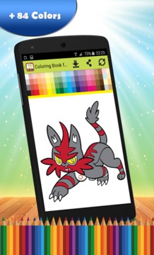 Coloring Book for Poke Monster游戲截圖5