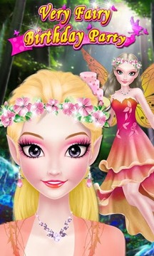Fairy Girls Birthday Makeover游戲截圖3