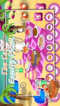 The cat family picnic游戲截圖1
