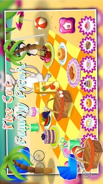 The cat family picnic游戲截圖3