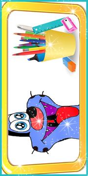Kids Coloring Books for Oggy ツ游戲截圖1
