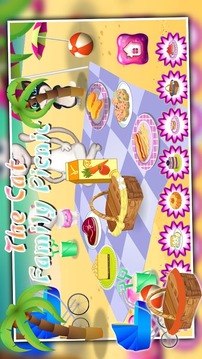 The cat family picnic游戲截圖4