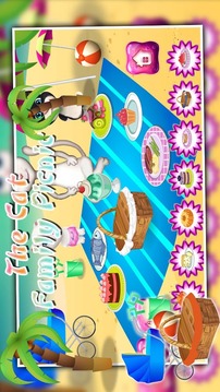 The cat family picnic游戲截圖2