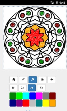 Mandalas para colorir游戲截圖4