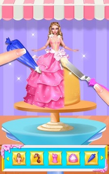 Fashion Doll: Doll Cake Bakery游戏截图3