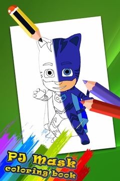 Coloring Guide For PJ Mask游戲截圖2