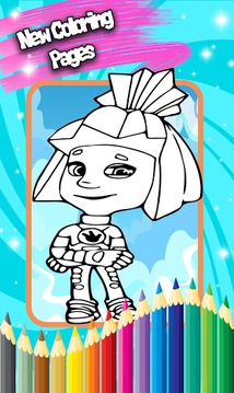 Coloring Book - Fixiki Fan *游戲截圖1