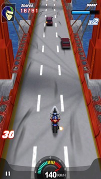 Racing Moto 3D游戲截圖5