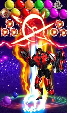 機器人泡泡射手游戲截圖2