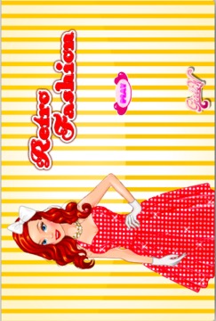 Retro Fashion Dress Up游戲截圖1