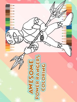 Coloring Pages for The Rangers游戲截圖1