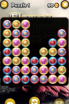 Flowers Bloom Match 3 Game游戲截圖3