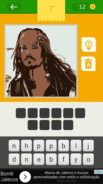 Quiz Adivinhe as Celebridades.游戲截圖1