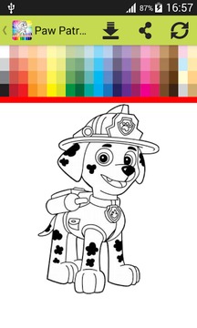 Coloring Book for Paw游戲截圖5