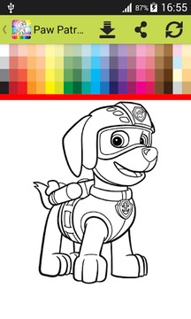 Coloring Book for Paw游戲截圖1