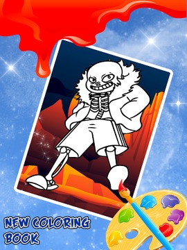 Coloring Book - Undertale fan游戲截圖1