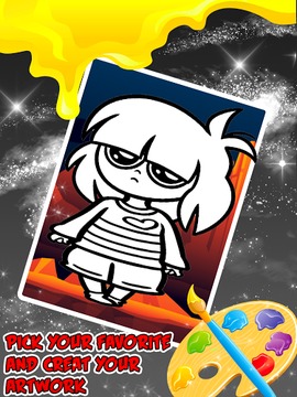 Coloring Book - Undertale fan游戲截圖3