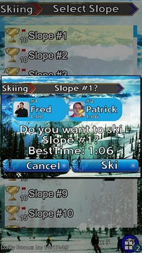 SGN Sports Downhill Skiing游戲截圖4