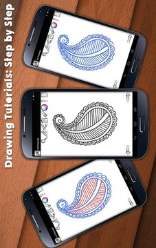 Draw Henna Tattoo游戲截圖3