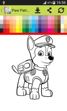 Coloring Book for Paw游戲截圖2