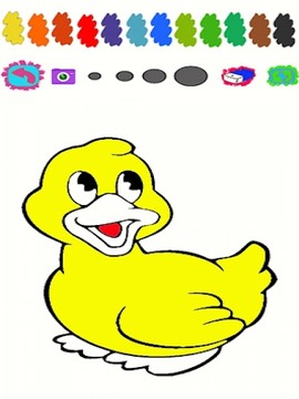 Coloring Donald Kids Duck游戲截圖1