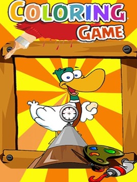 Coloring Donald Kids Duck游戲截圖2