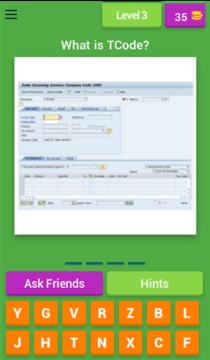 SAP TCODE QUIZ游戲截圖4
