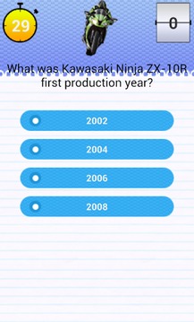 Quiz for Kawasaki ZX-10R Fans游戲截圖3