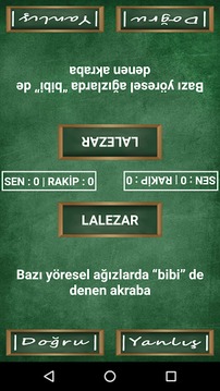 Do?ru Yanl?? Oyunu : Kelime游戲截圖3