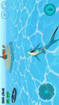 憤怒的鯊魚3D版游戲截圖1