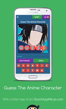 Guess The Anime Character游戲截圖1