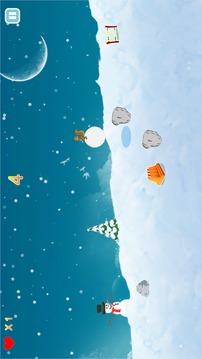雪地滾雪球游戲截圖4