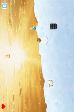 雪地滾雪球游戲截圖2