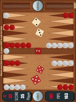 Backgammon by George!游戲截圖1