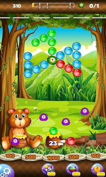 Honey Bear Bubble Blaster游戏截图3