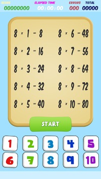 Multiplication Table - MathCat游戲截圖2