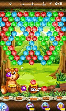 Honey Bear Bubble Blaster游戏截图1