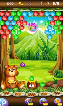 Honey Bear Bubble Blaster游戏截图2