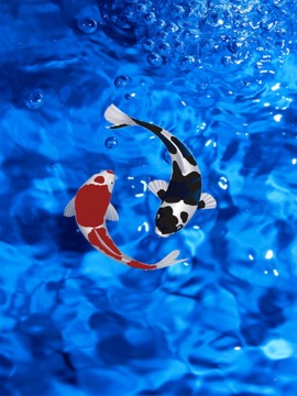 Koi Fishing Fingers Game游戲截圖1