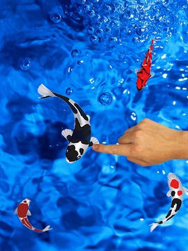 Koi Fishing Fingers Game游戲截圖5