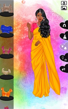 ? Indian Sari dress up ?游戲截圖5