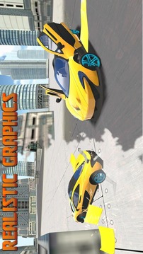Flying Sports Car Simulator游戲截圖2