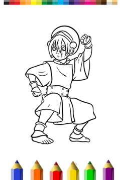 coloring book for avatar游戲截圖1